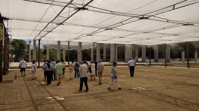 Visita guiada d'aquest matí al Museu del Clima i la Ciència de Lleida.