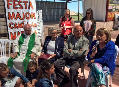 La tinent d'alcalde Sara Mestres ha compartit amb els veïns i les veïnes de la partida del Camí de la Mariola la seva festa major.
