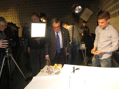 Taller d'animació al Magical, en el marc d'Animac..