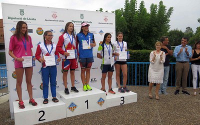 La tinent d'alcalde i regidora d'Esports, Montse Parra, ha participat en la cerimònia que ha proclamat als campions.