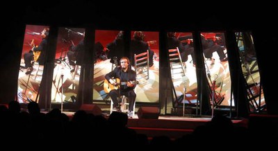 Lluís Danés ha estat el responsable del disseny escenogràfic del concert.