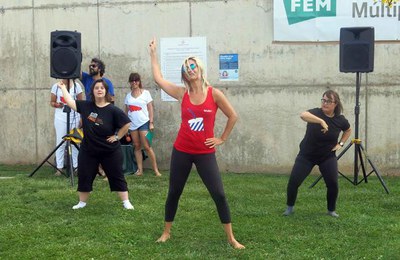 L'associació Down Lleida també ha col·laborat en la festa solidària.