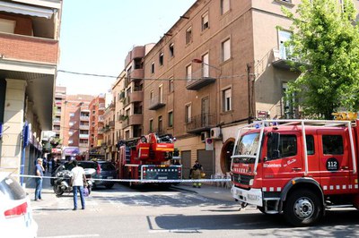 Treballs sobre el terreny per normalitzar la situació.