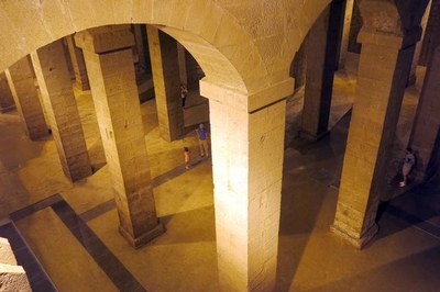 El Dipòsit de l'Aigua, un equipament que no deixa de sorprendre el visitant.