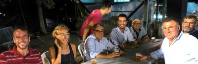 La llonganissada popular ja s'ha convertit en una tradició per cloure la festa a la partida.