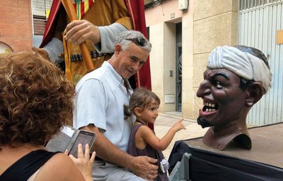 Els capgrossos també han fet acte de presència.