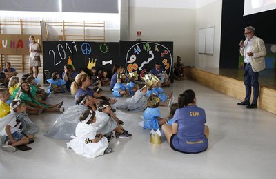 Cloenda d'Estiu de Joc a l'Escola La Mitjana.