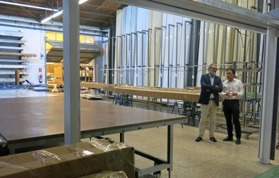 Fèlix Larrosa ha conegut de primera mà l’activitat d'IASO amb el seu gerent Víctor A. Hereu.