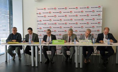 Presentació de la 63a edició de la Fira Agrària de Sant Miquel i la 32a edició d’Eurofruit, certàmens que tindran lloc del 28 de setembre a l’1 d’oct….
