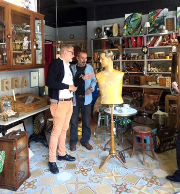 El Centre Històric està essent un indret que els artistes troben atractius per instal·lar-s'hi.