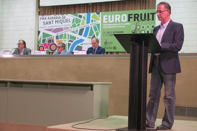 La Fira Agrària de Sant Miquel i Eurofruit han tancat portes aquest diumenge amb l'acte de cloenda i el lliurament de premis.