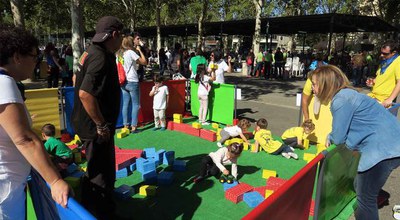 La Fecoll ha organitzat un servei de guarderia infantil en el recinte de l'Aplec.