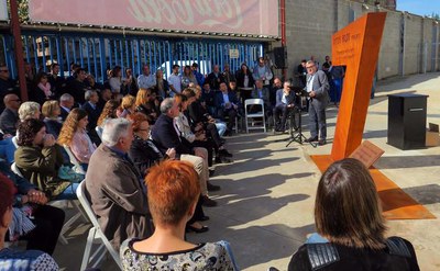 L'alcalde Àngel Ros ha dirigit unes paraules als assistents.