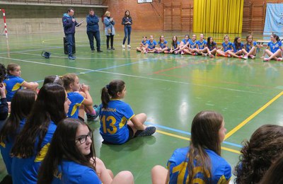 La presentació dels equips del Cecell 2017-2017 s’ha fet aquest diumenge al pavelló de l’IES Joan Oró.