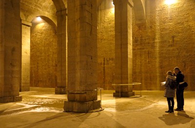 Cada cap de setmana es pot visitar el Dipòsit del Pla de l'Aigua, lliure i gratuïta. També es poden concertar visites.