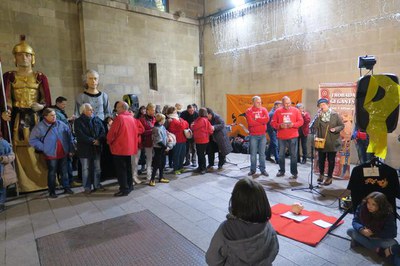 La tinent d'alcalde Montse Parra ha adreçat unes paraules als asistents.