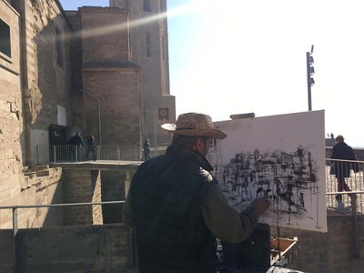 Un dels participants en el concurs..