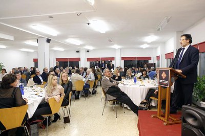 El sopar ha tingut lloc a l'Escola d'Hoteleria de La Caparrella.