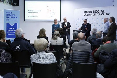 L'alcalde ha participat en l'acte de presentació d'aquesta acció solidària.