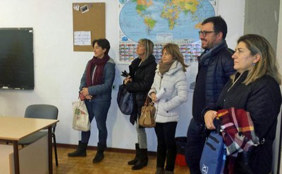 Una tècnica de la Paeria i la directora de l'escola Balàfia, Salut Huerta, s’han desplaçat a Follonica per continuar avançant en el projecte europeu ….