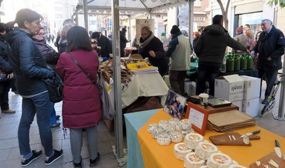 Un mercat on es poden trobar els productes de proximitat.