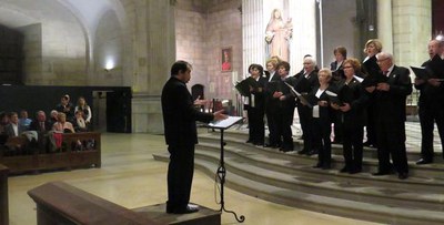 La Coral de la Catedral de Barbastre ha participat en la celebració.