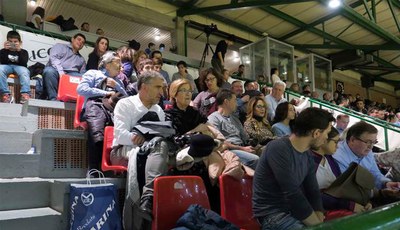 La regidora d'Esports, Montse Parra, ha assistit a la gala que s'ha fet al Pavelló Onze de Setembre.