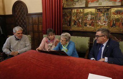 La firma de l'acord que permetrà posar en valor el Monestir de Sant Ruf..