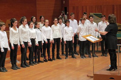 Aquesta tarda s'ha fet el tradicional Concert de Nadal de l’Escola de Música i el Conservatori.