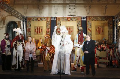 El rei Melcior ha adreçat un missatge als nens i nenes de Lleida.