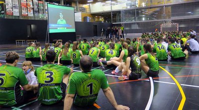 L'acte ha tingut lloc al Pavelló municipal Juanjo Garra.