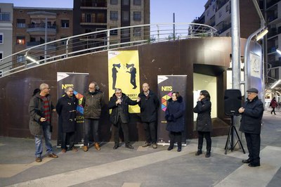 La presentació s'ha realitzat a la plaça de Ricard Viñes..