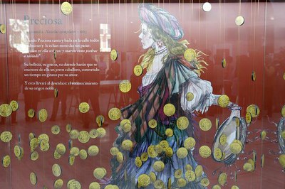 Un dels plafons que es poden veure a la mostra.