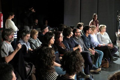 La tinent d'alcalde Montse Parra ha assistit a la representació, que ha omplert la sala.