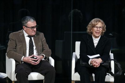 L’alcalde de Lleida, Àngel Ros, ha participat en una taula rodona amb l’alcaldessa de Madrid, Manuela Carmena, i l’alcalde de Granollers, Josep Mayor….