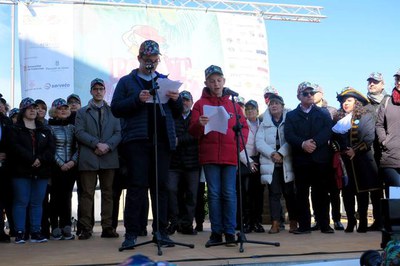 La lectura del manifest, que ha comptat amb la presència de les autoritats.