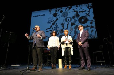 Àngel Ros ha intervingut per donar per inaugurada la Mostra de Cinema d'Animació de Lleida.