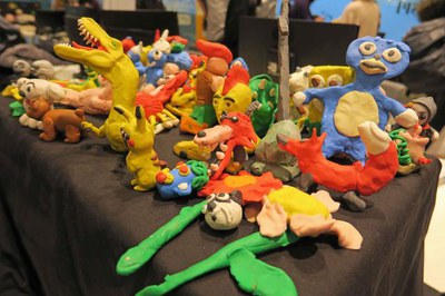 Open Screen i Animacrea, a la Sala Martina Castells de la Llotja de Lleida, dins l'Animac 2018.