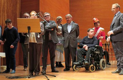 L’Auditori Municipal Enric Granados ha acollit la representació d'"El Soldadet de Plom", amb la participació d’usuaris de l’entitat, de la Banda Muni….
