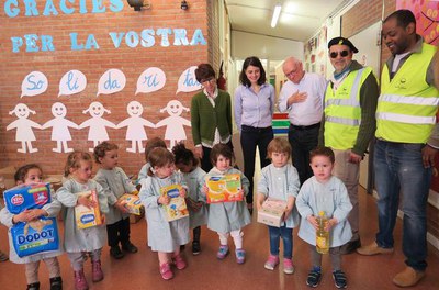5 anys del projecte solidari amb el Banc d’Aliments a les Escoles Bressol Municipals.