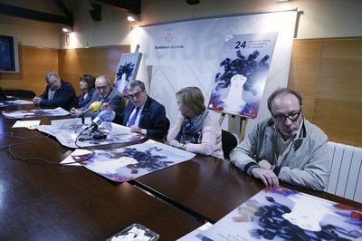 L'alcalde Àngel Ros ha presidit la presentació del cartell de la Mostra de Cinema Llatinoamericà de Catalunya 2018..