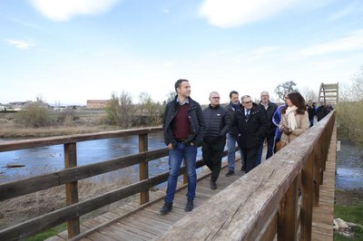 La passarel·la uneix les partides de Copa d'Or i Rufea.