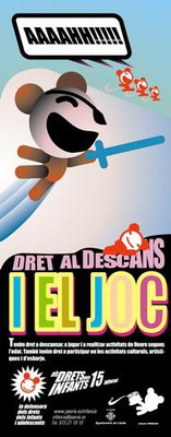 El Dret al Joc, com apareix reflectit en l'exposició de la Regidoria d'Infància.