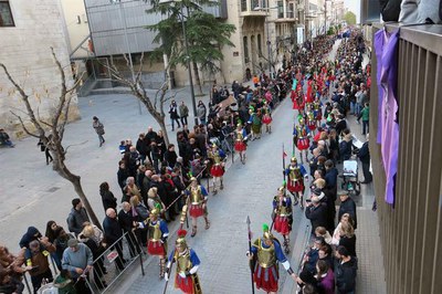 Els Armats, els primers a desfilar.