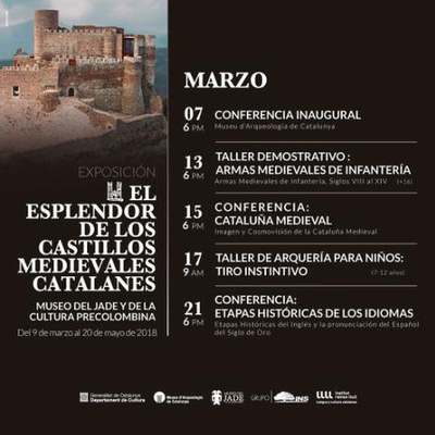 L’Arxiu Arqueològic de Lleida participa en una exhibició a Costa Rica sobre “L’esplendor dels castells medievals catalans” amb l’aportació de dues pe….