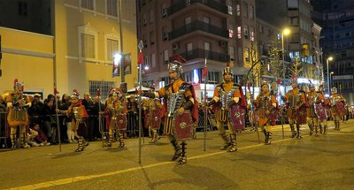 L'esquadra infantil dels Armats també han desfilat.