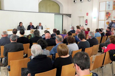 L'acte ha tingut lloc a la sala Alfred Perenya de la regidoria de Cultura.