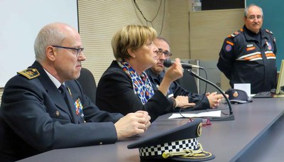 Sara Mestres ha presidit el Dia del Voluntari  i ha fet balanç dels serveis realitzats.