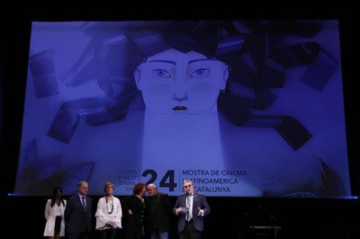 Els responsables de la Mostra han dirigit unes paraules abans del lliurament dels premis.