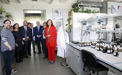 La secretària d'Estat ha visitat diverses empreses i centres d'investigació del parc durant la seva estada a Lleida.